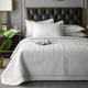 Luxury Bedspread on the bed Euro style bed covers multi-use blanket quilted bed Plaid Linens