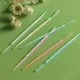 100pcs Dental Toothpicks Floss Interdental Toothpick Brush Oral Brush Teeth Stick Dental Double Head