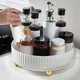 360 Degree Rotation Spice Rack Multifunction Storage Shelf Kitchen Seasoning Bathroom Cosmetics