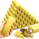 6Pcs Paper Gold Bar Gift Box Golden Party Favor Boxes Pirate Theme Party Supplies Candy Decoration