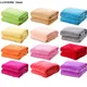 1PCS Bed Blanket Fleece Blankets For Bed Throw Blanket Machine Washable Home Textile Solid 50cm *