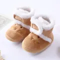 Snow Boots Baby Toddler Soft Sole Plus Velvet Warm Newborn First Walkers Infant Comfortable Walking