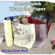 Honeycomb Paper Eco Mesh Art Wrapping Paper Filled Shockproof Cushioning Packing Flower Lined Kraft