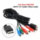 For PS2 PS3 HDTV AV Audio Video Cable 1.8m Component AV Cable Cord Game Adapter For Sony PlayStation