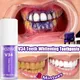 V34 Teeth Whitening Toothpaste Purple Color Corrector Remove Plaque Stains Cleaning Oral Hygiene