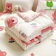 Washed Cotton Duvet Edge Thin Cool Comforter Blanket Breathable Air Conditioning Summer Quilt Single