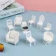 1:20 Dollhouse Simulation Small Sofa Stool Chair Furniture Model Toys Doll House Decor Furniture