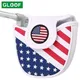 USA Mallet Putter Cover Headcover Magnetic Golf Head Covers Headcovers Club Protective Equipment Fit