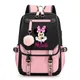 Mickey Minnie Mouse Backpacks Teenager USB Charging Laptop Backpack Women Men Rucksack Travel Bag