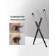 Fan flat eyelash brush curved curling up and down eyelash brush urgent brush makeup brush