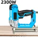 220V Electric Nail Gun 2300W Woodworking Tools Electrical Straight Staple Nail Furniture Nailing