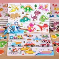 New Montessori Toy 2 Years Baby Puzzles Wooden Puzzles For Children Montessori Educational Puzzle