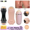 Face Oil Absorbent Volcanic Stone Roller Face T-zone Oil Absorber Removing Washable Facial Oil