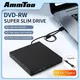 AMMTOO External DVD RW Drive USB 3.0 Type C Port Portable Player CD ROM Burner Compatible With