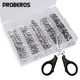 250pcs Heavy Duty Stainless Steel Fishing Split Rings With scissors- High Strength Double Flat Wire