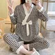 Women's Spring And Autumn 2-Piece Pajamas Homewear Maternity Pajamas Homewear Breastfeeding Clothes