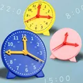 Children Montessori Clock Educational Toys Hour Minute Second Cognition Colorful Clocks Toys Kids