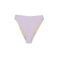 Shade & Shore Swimsuit Bottoms: Purple Chevron/Herringbone Swimwear - Women's Size Large