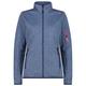 CMP - Women's Jacket Knitted + Mesh - Fleecejacke Gr 48 blau