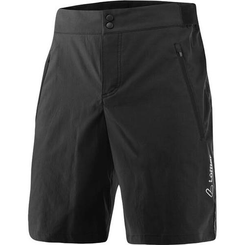 LÖFFLER Herren Shorts M BIKE SHORTS COMFORT-E CSL, Größe 50 in Schwarz