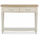 Bentley Designs Montreux Pale Oak and Antique White 2 Drawer Console Table