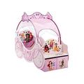 Disney Princess Toddler Carriage Bed (With Canopy and Fabric Drawers), Pink