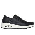 Skechers Men's Slip-Ins: Uno - Easy Air Sneaker | Size 7.5 | Black | Textile/Synthetic