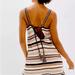 American Eagle Outfitters Dresses | American Eagle Brown Black Cream Striped Crochet Mini Dress | Color: Tan | Size: M