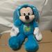 Disney Toys | Disney Easter Blue Floppy Eared Mickey Mouse 16inch Plush Egg Design | Color: Blue | Size: 16 Inch