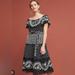 Anthropologie Dresses | Anthropology New With Tags Florina Off The Shoulder Embroidered Dress | Color: Black/White | Size: 6