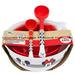 Disney Kitchen | Disney Eats Disney Mickey And Minnie Mouse Mixing Bowl And Spoon Set | Color: Red/White | Size: Os