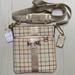 Coach Bags | Brand New Coach Cross Body Nwt | Color: Cream/Pink | Size: Os