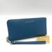 Michael Kors Bags | Michael Kors Large Continental Wallet Wristlet | Color: Blue/Silver | Size: Large