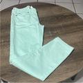 J. Crew Jeans | J Crew Skinny Jeans Toothpick Mint Green Light Denim Ankle Womens Size 27 Nwt | Color: Green | Size: 27