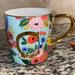 Anthropologie Dining | Anthropologie Initial “C” Mug Rifle Paper Co Floral Gold Trim 16 Oz | Color: Gold | Size: Os