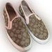 Coach Shoes | Chrissy Coach Athletic Slip Ons, Size 7.5 | Color: Brown | Size: 7.5