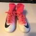 Nike Shoes | Nike Mercurialx Victory Vi Cr7 Df Ic Pink Black White Soccer Shoes Size 5.5y | Color: Pink/White | Size: 5.5g