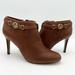 Coach Shoes | Coach Women’s Salene Cow Safari Ankle Bootie Camel Color Sz 9.5 | Color: Brown/Tan | Size: 9.5