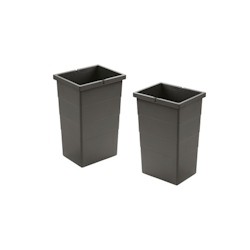 Hailo Inneneimer 1220359 basaltgrau 2x 13 Liter 242 x 192 x 380 mm Image