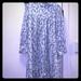 Zara Dresses | Floral Zara Blue Dress | Color: Blue/White | Size: 11-12 Yrs Old