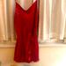 Victoria's Secret Intimates & Sleepwear | Gorgeous Vintage Vs Sexy Red Slip/ Night Dress | Color: Red | Size: S