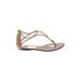 Dolce Vita Sandals: Tan Solid Shoes - Women's Size 8 1/2 - Open Toe