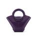 Bottega Veneta Leather Tote Bag: Purple Bags