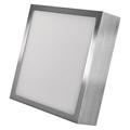 EMOS LED Panel 12.5 W Square 1100 lm Ceiling Light Wall Light 17 cm 3 Adjustable Light Colours Warm White Neutral White (3000/3500/4000K) with LED Driver Silver