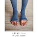 Free People Other | Free People Thin Knee Socks/Leg Warmers | Color: Blue/Gray | Size: Os