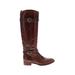 Tory Burch Boots: Brown Solid Shoes - Women's Size 8 - Round Toe