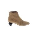 Kate Spade New York Ankle Boots: Tan Solid Shoes - Women's Size 7 - Almond Toe