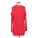 American Rag Cie Casual Dress - Sweater Dress: Red Dresses - Women's Size Medium