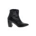 Steve Madden Ankle Boots: Black Print Shoes - Women's Size 10 - Pointed Toe