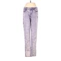 Radcliffe Jeans - Mid/Reg Rise: Purple Bottoms - Women's Size 27 - Light Wash